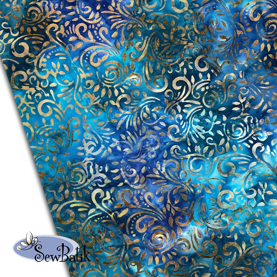 57" Batik Canvas (5oz) - Phoenix - Lake