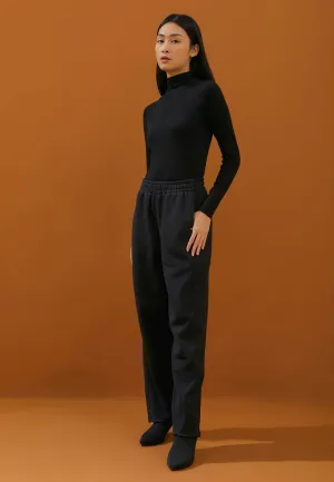 Black Ultrawarm Winter Relaxed Pants