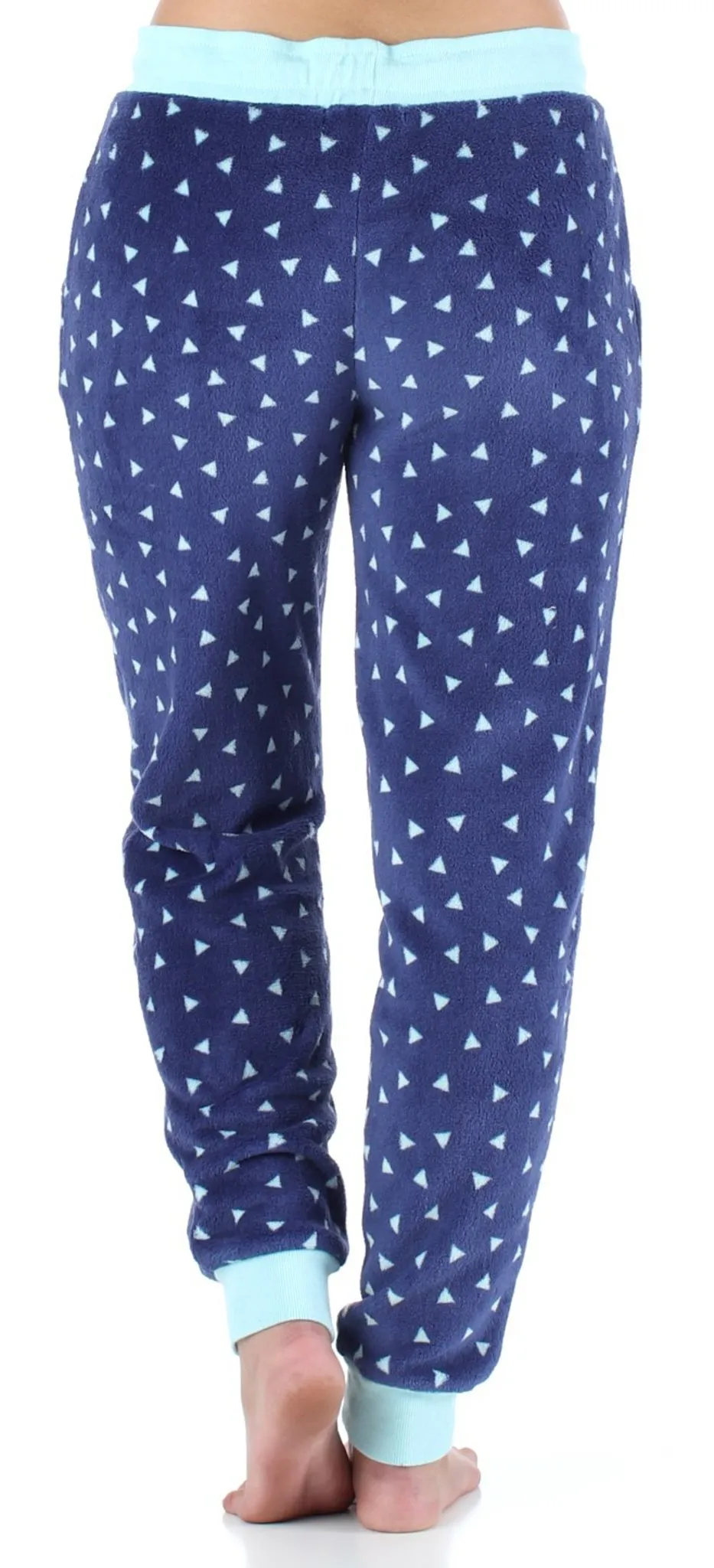 Frankie & Johnny Women’s Plush Fleece Lounge Pajama Pants with Pockets