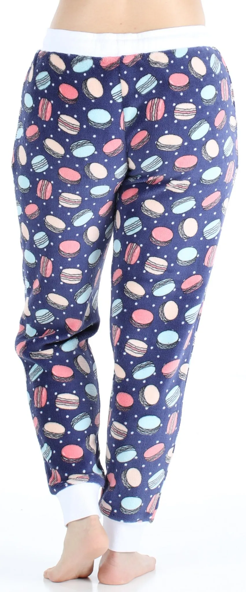 Frankie & Johnny Women’s Plush Fleece Lounge Pajama Pants with Pockets
