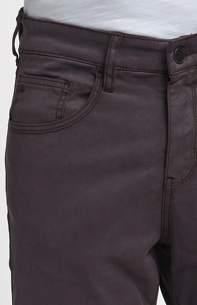 Jack Of Spades High Roller Fit Burgundy Sateen Pants
