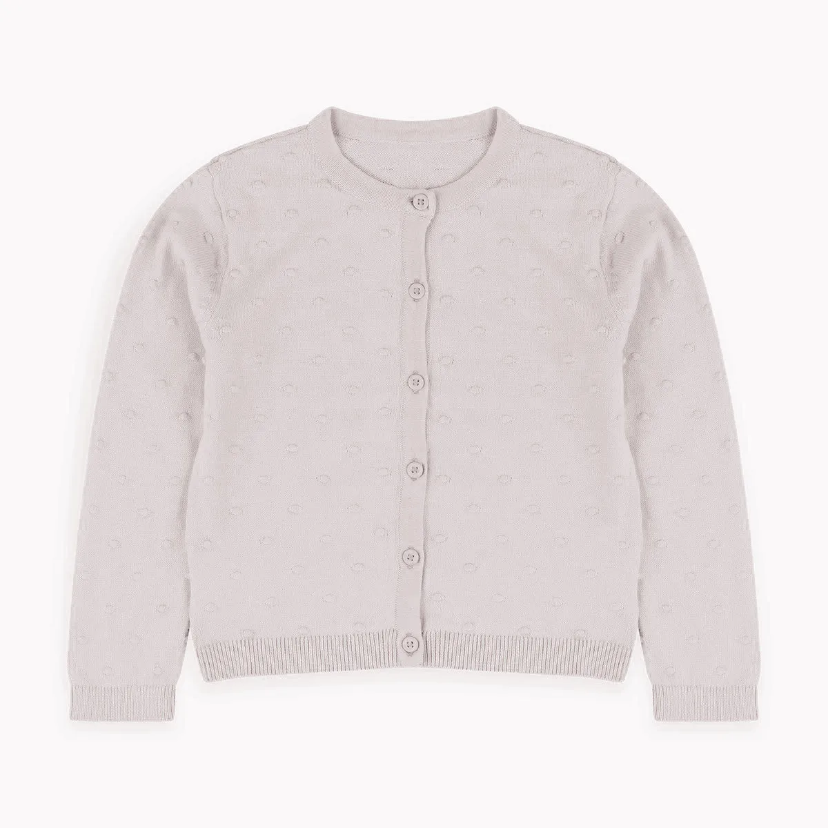 MC Buds Style Bottom White Cardigan 7784