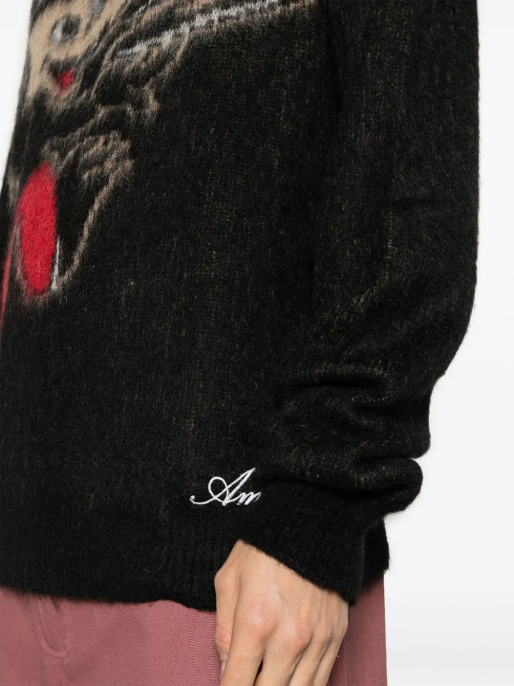 Mohair Record Wolf Crew Top