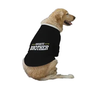 "Favourite Brother" Printed Dog Technical Jacket