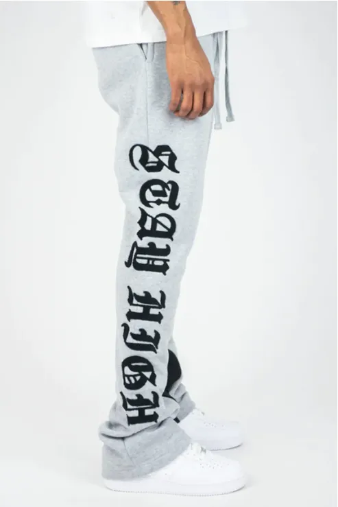 Rebel Mind - Fleece Stacked Stay High Paradise - Grey