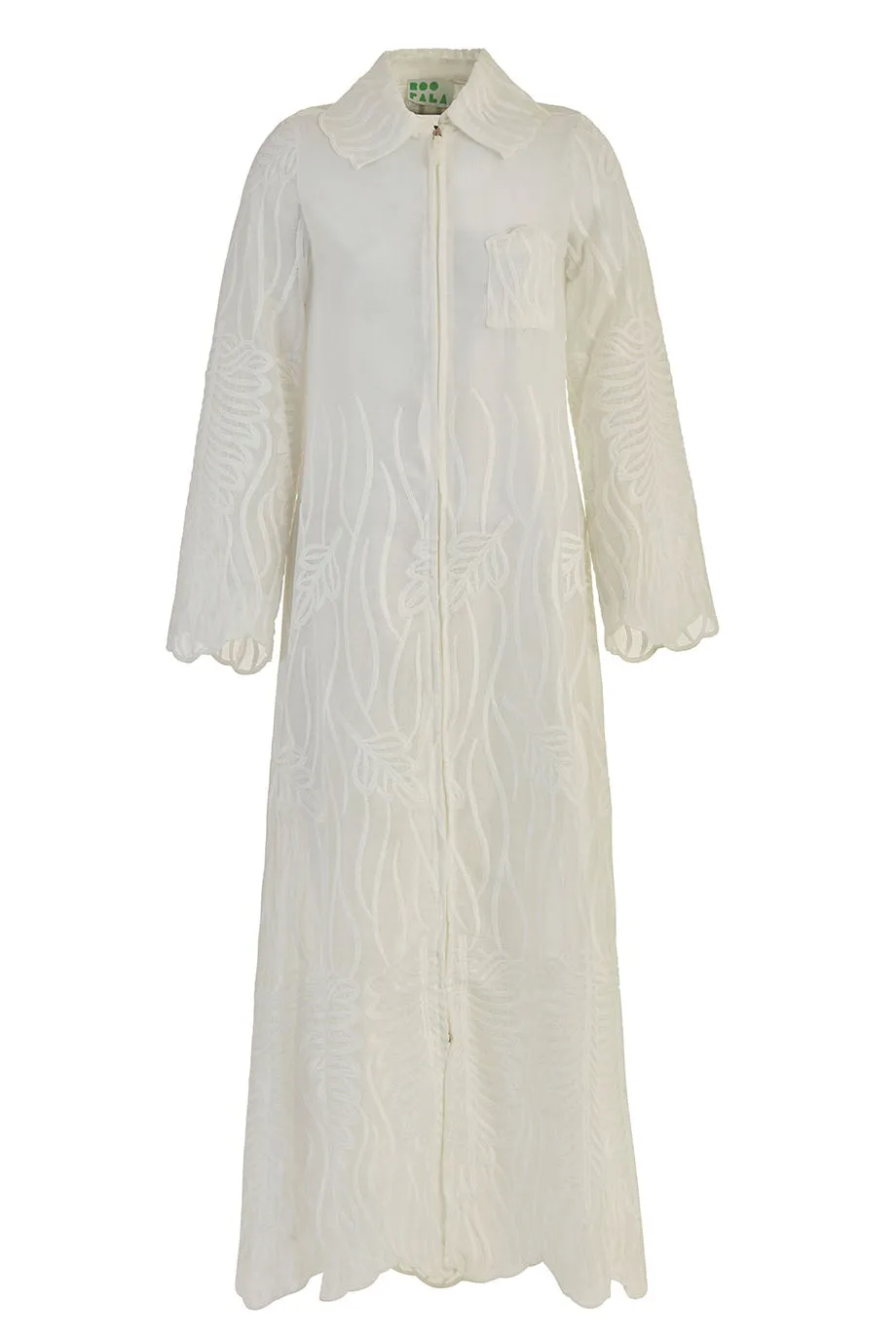 Recycled Alanis Kaftan - White