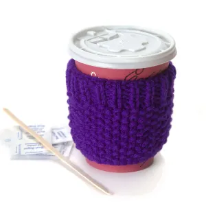 Red Heart Knit Cup Cozy