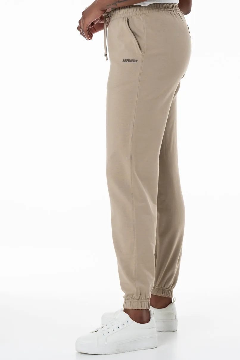 Relaxed Fit Trackpants _ 155859 _ Stone