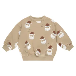 Relaxed Sweatshirt - Santa - Gold - FINAL SALE