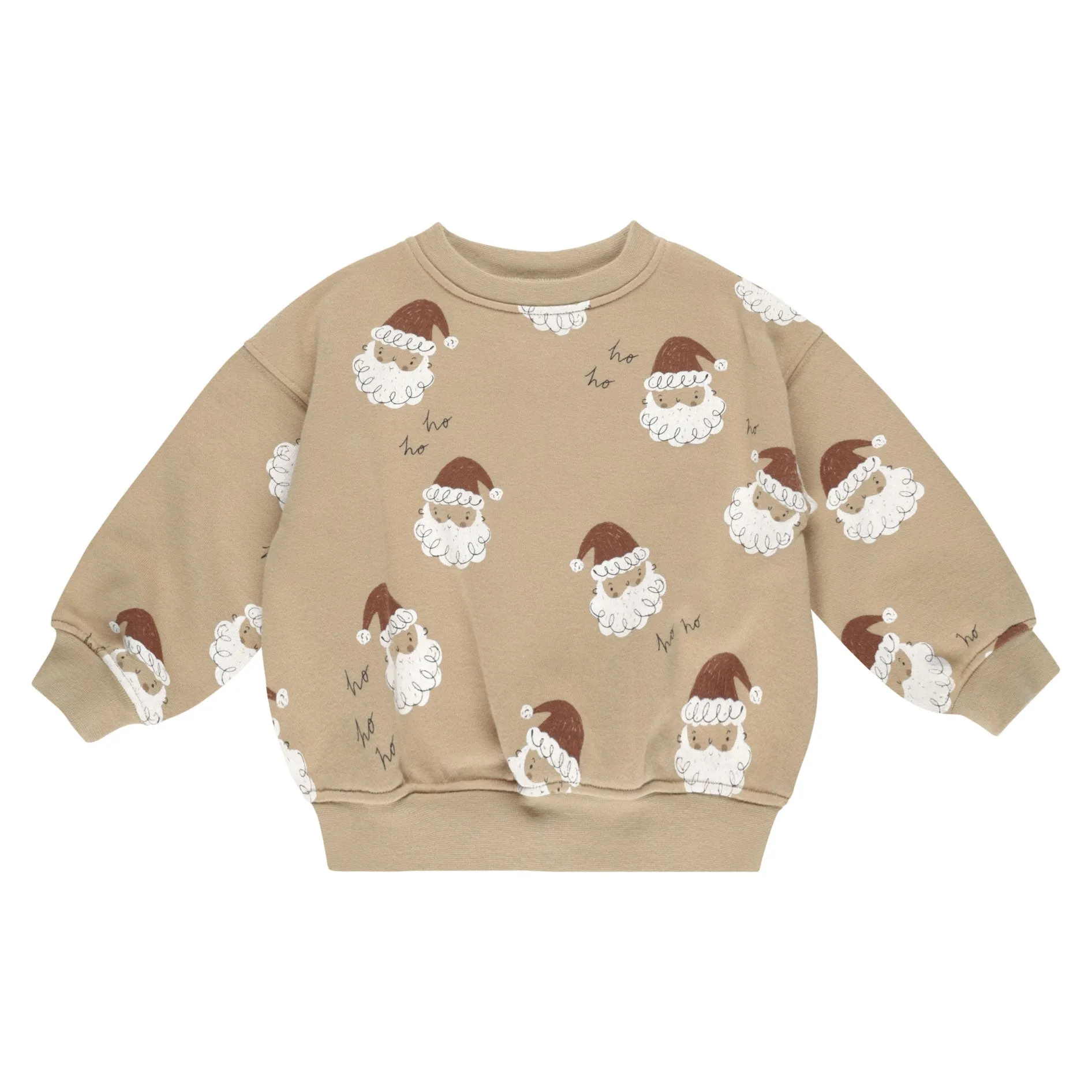 Relaxed Sweatshirt - Santa - Gold - FINAL SALE