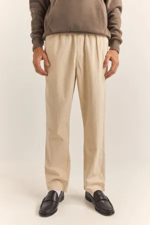 Rhythm Linen Jam Pant - BONE