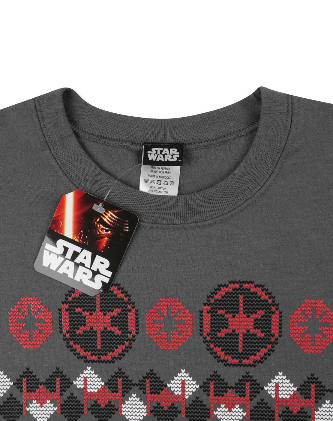 Star Wars Darth Vader Boys Grey Christmas Jumper