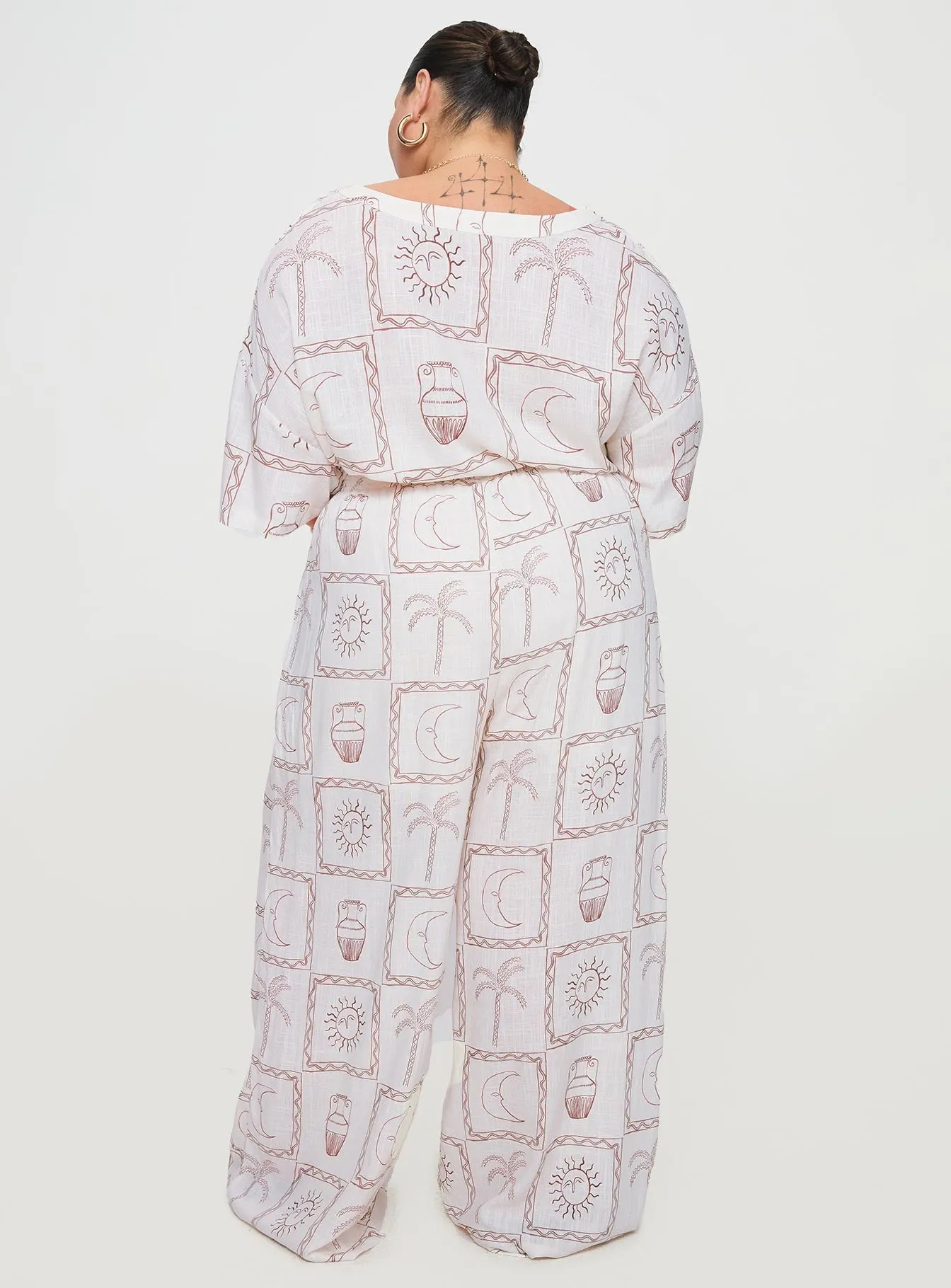 Sun Dream Pant Cream / Multi Curve