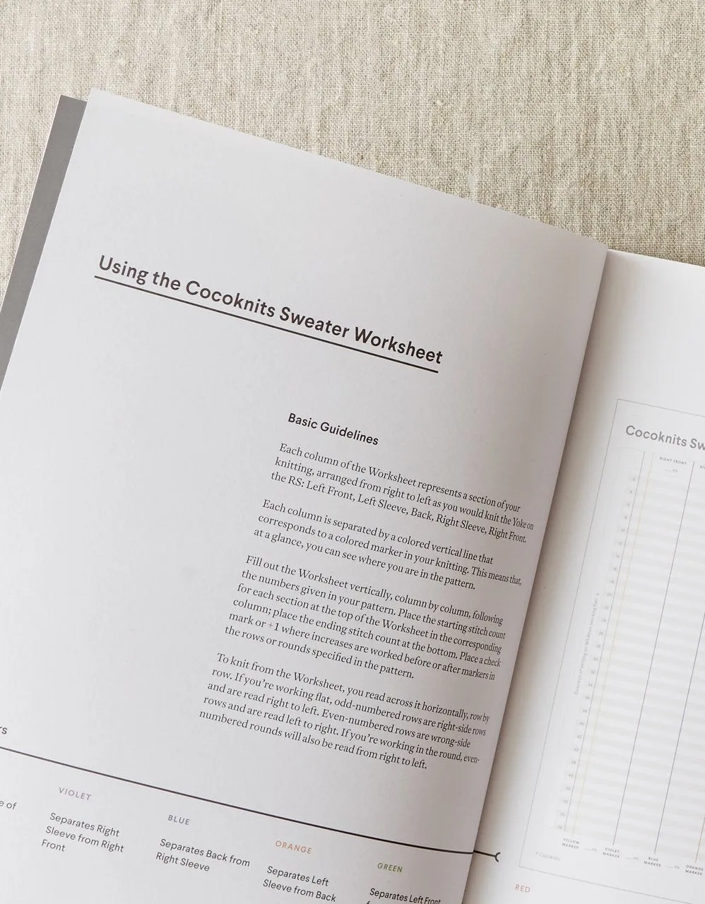 Sweater Worksheet Journal [single]