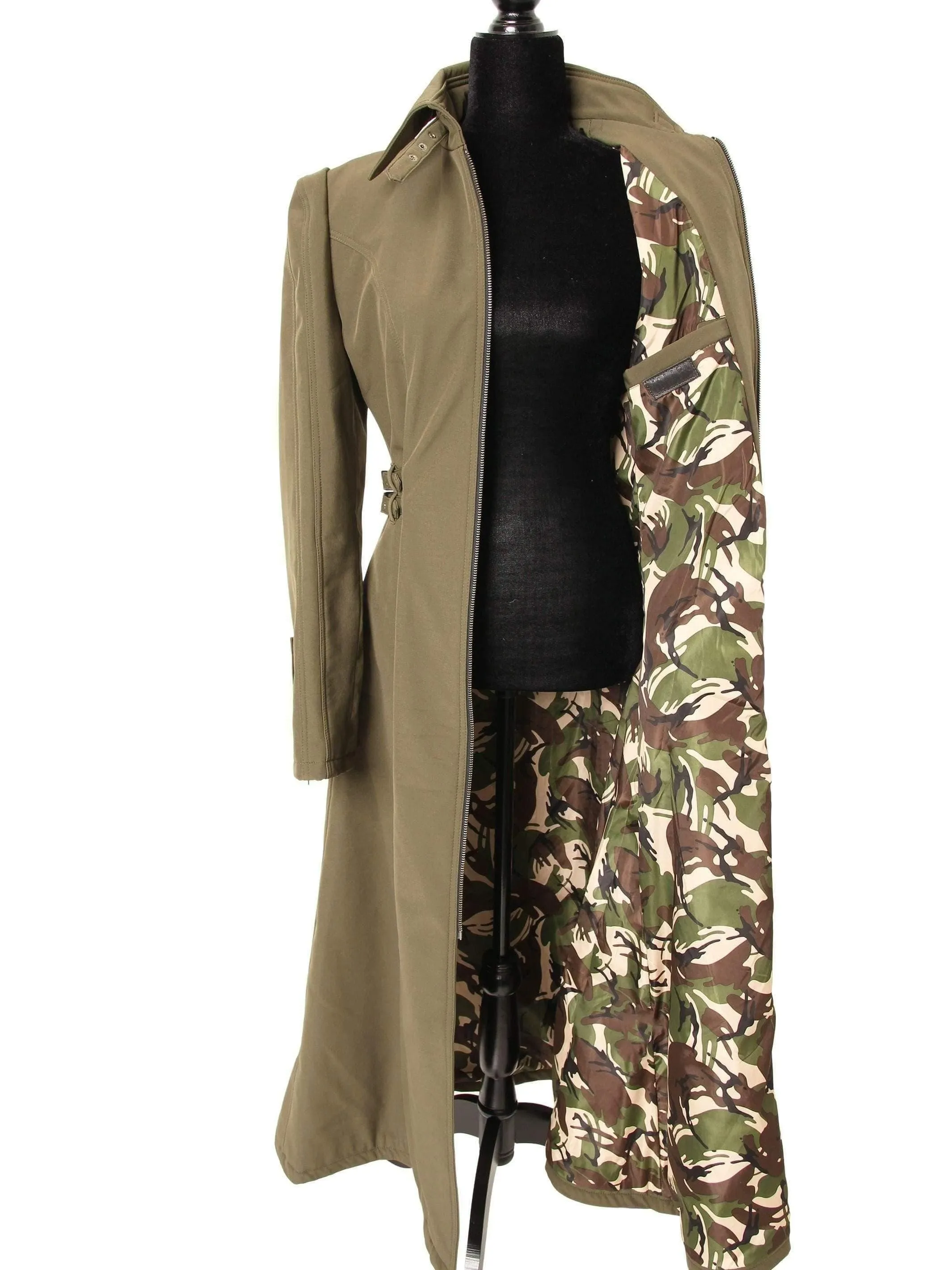 Take Command by Valish | Camo Lined Long Coat