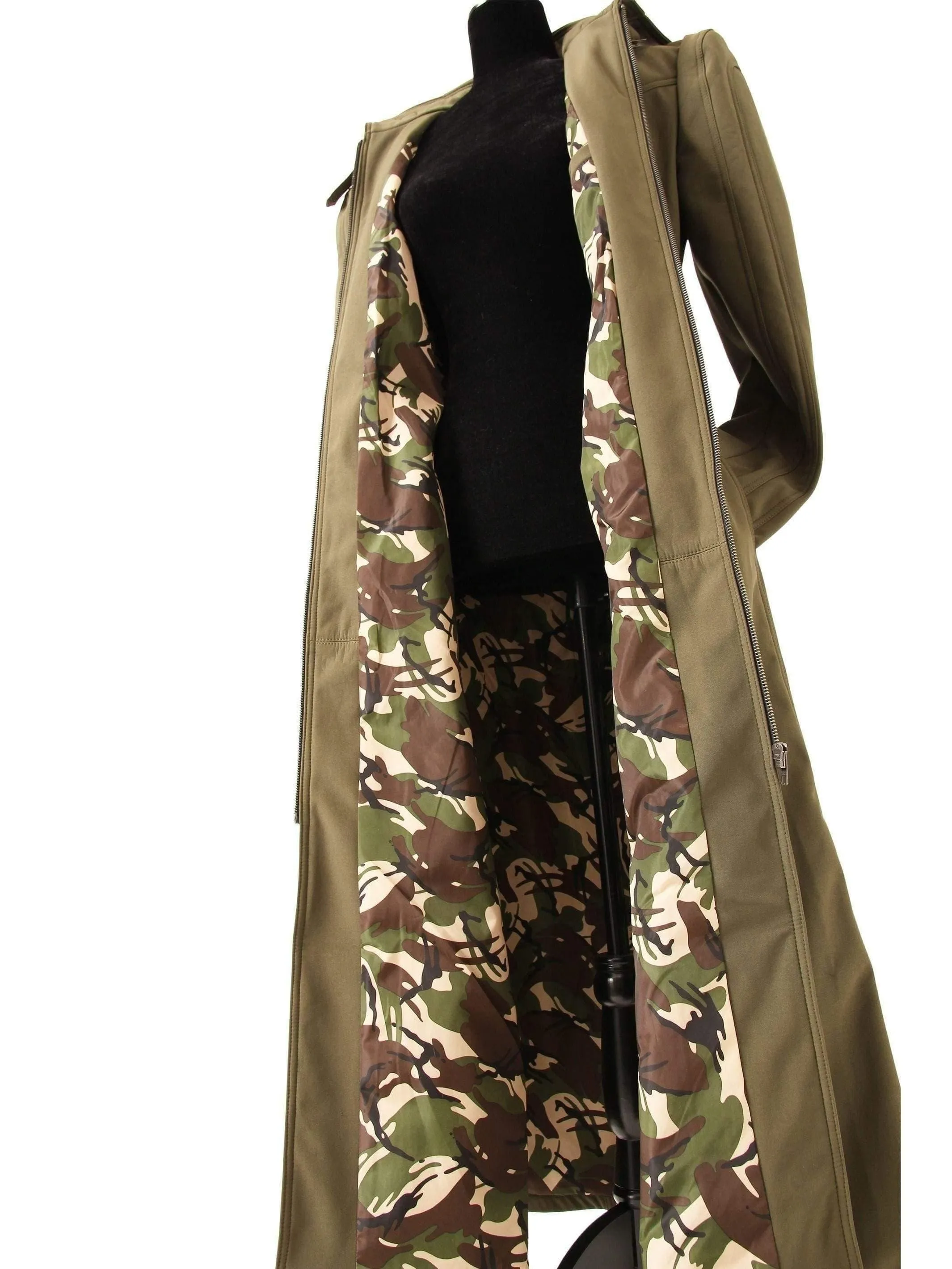 Take Command by Valish | Camo Lined Long Coat