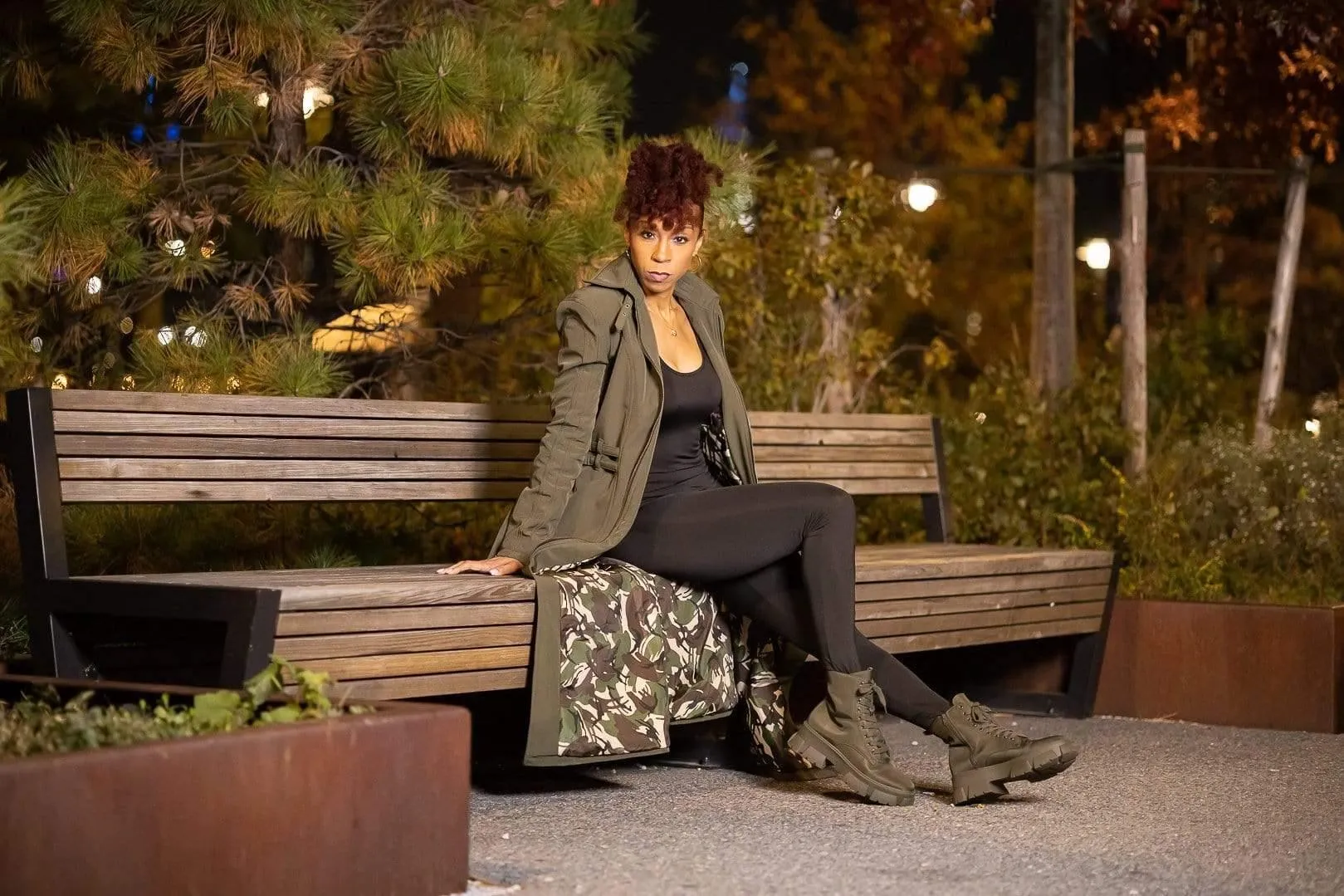 Take Command by Valish | Camo Lined Long Coat