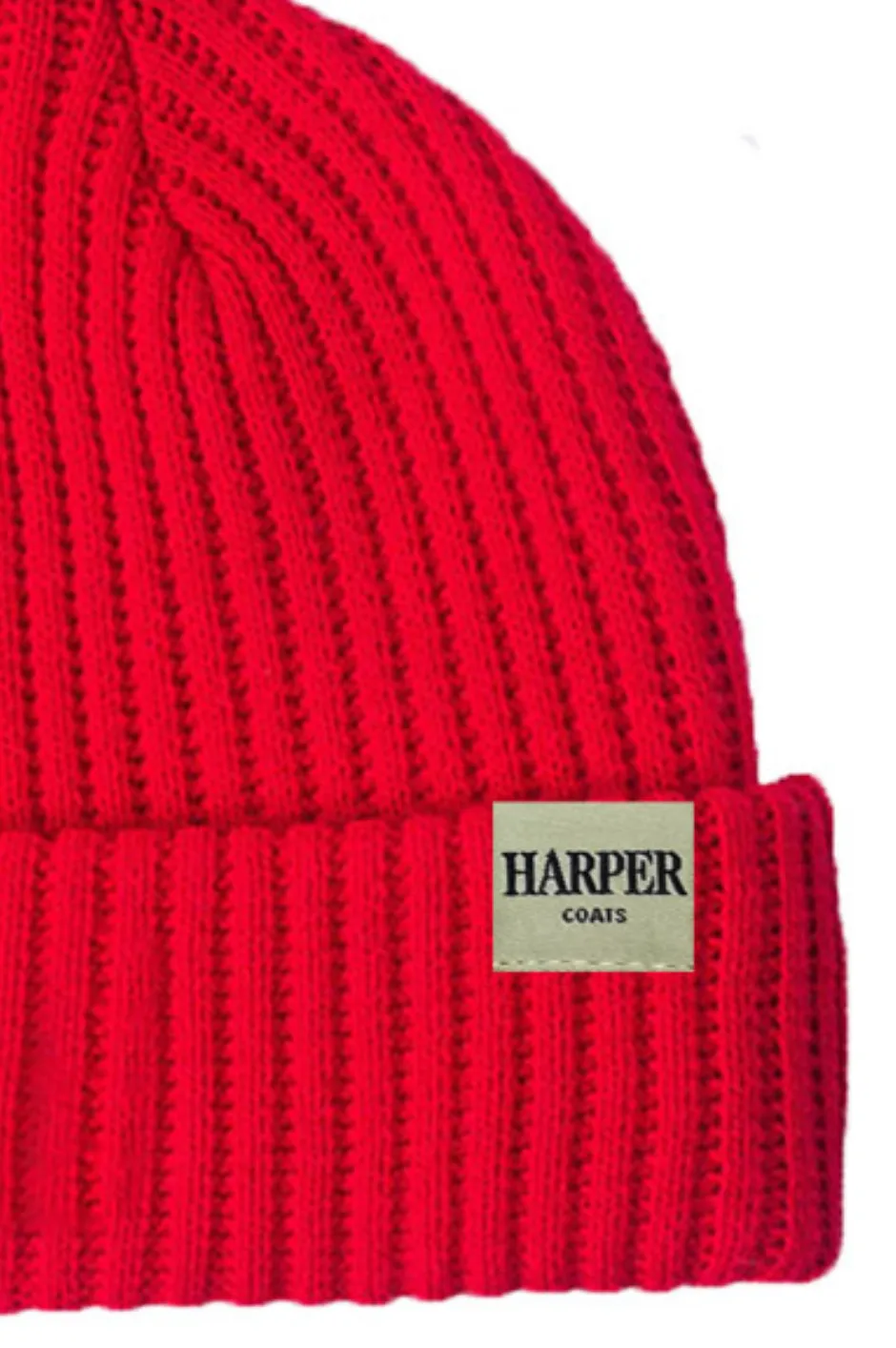 The Harper Beanie in Chili