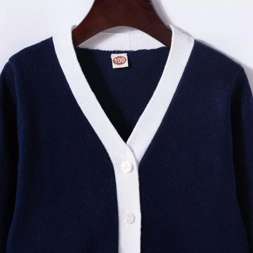 Unisex Boys Girls School Cardigan Baby Girl Wholesale