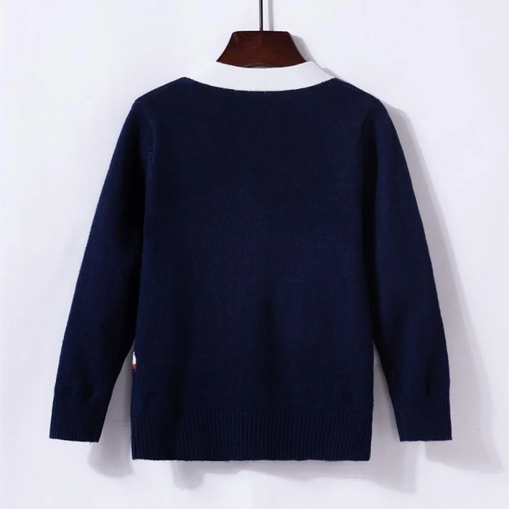 Unisex Boys Girls School Cardigan Baby Girl Wholesale