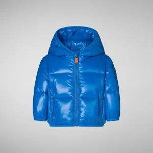 Unisex kids' animal free Puffer jacket Jody in blue berry