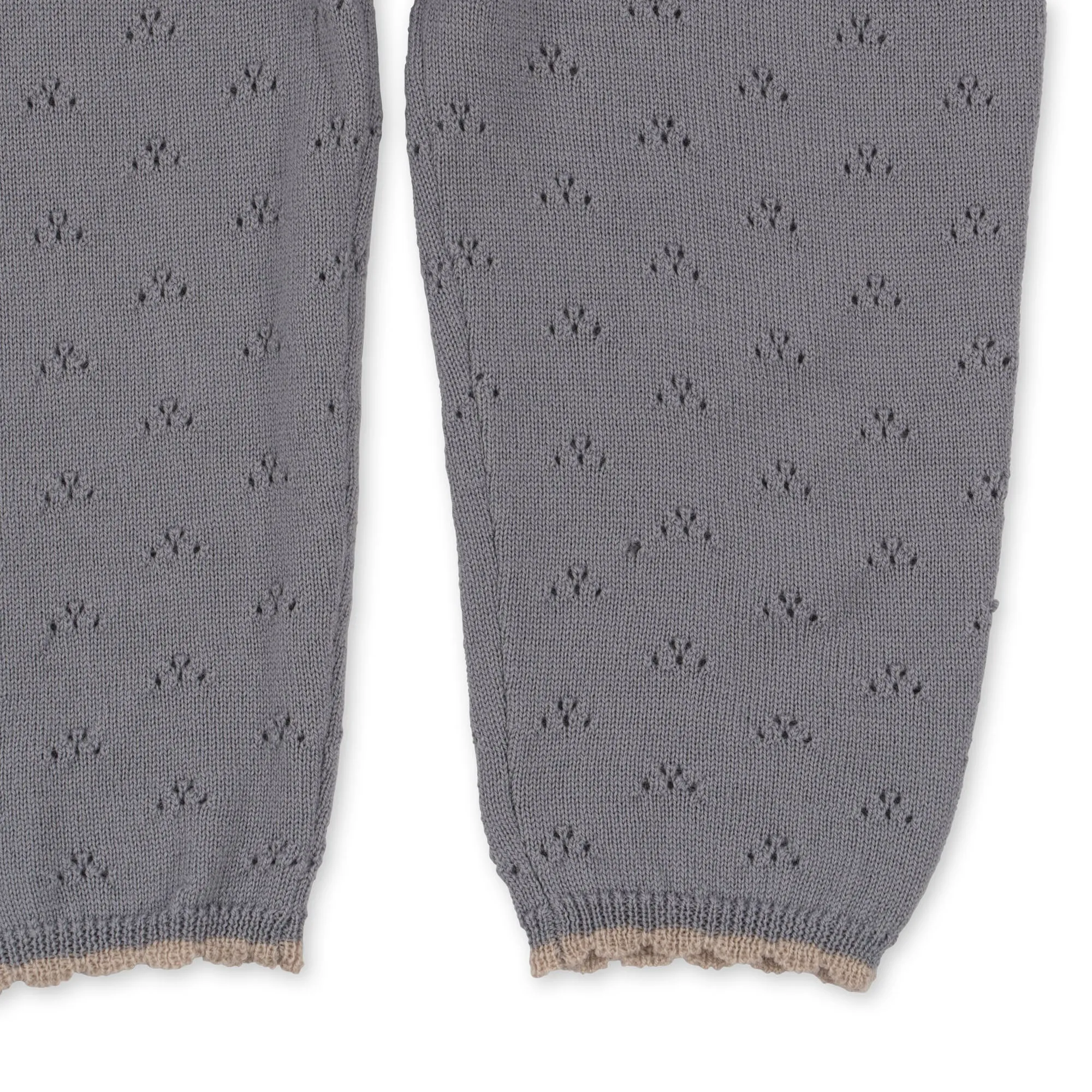Valkan Pointelle Knit Baby Onesie