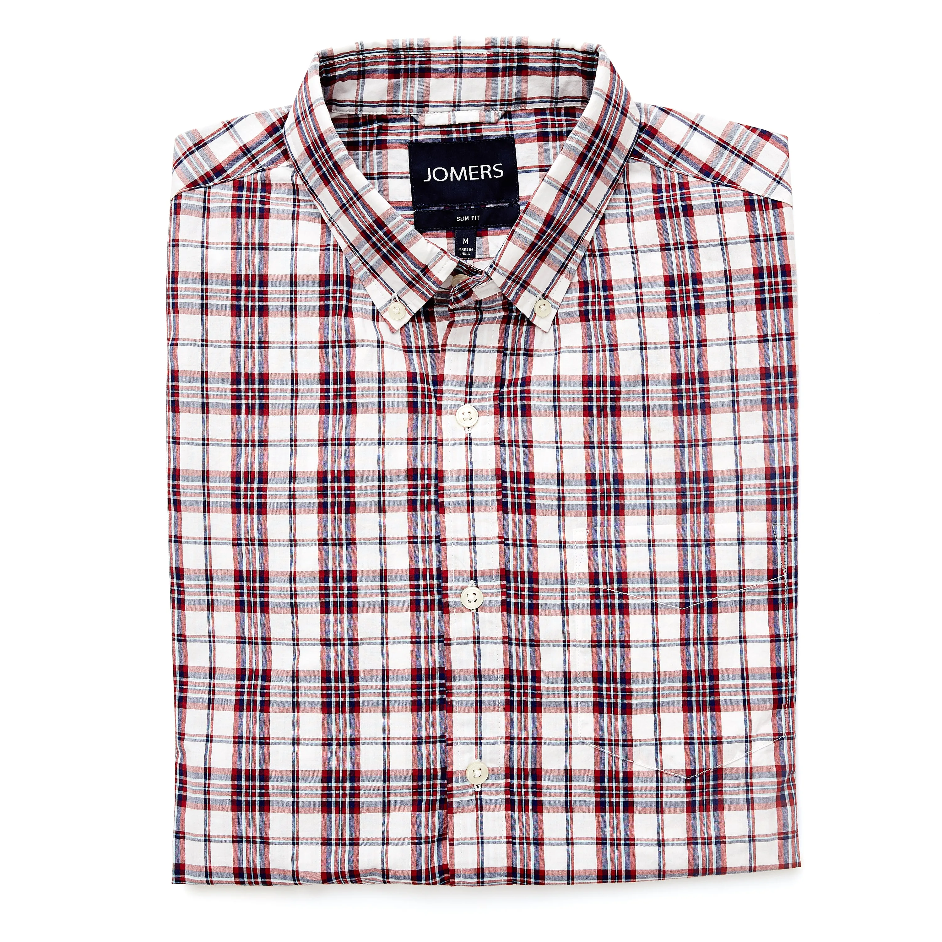 Washed Button Down Shirt - Thurton Plaid