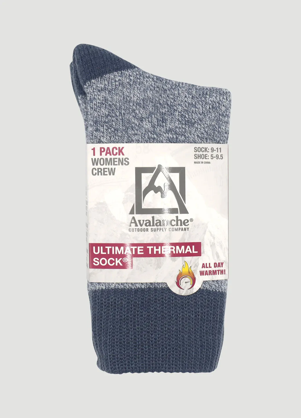 Women's Contrast Ultimate Thermal Crew Socks