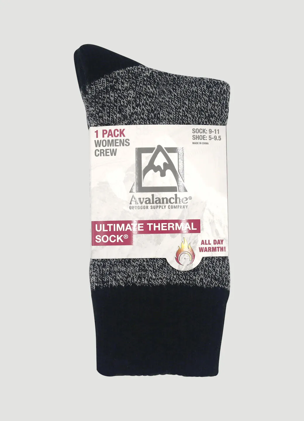 Women's Contrast Ultimate Thermal Crew Socks