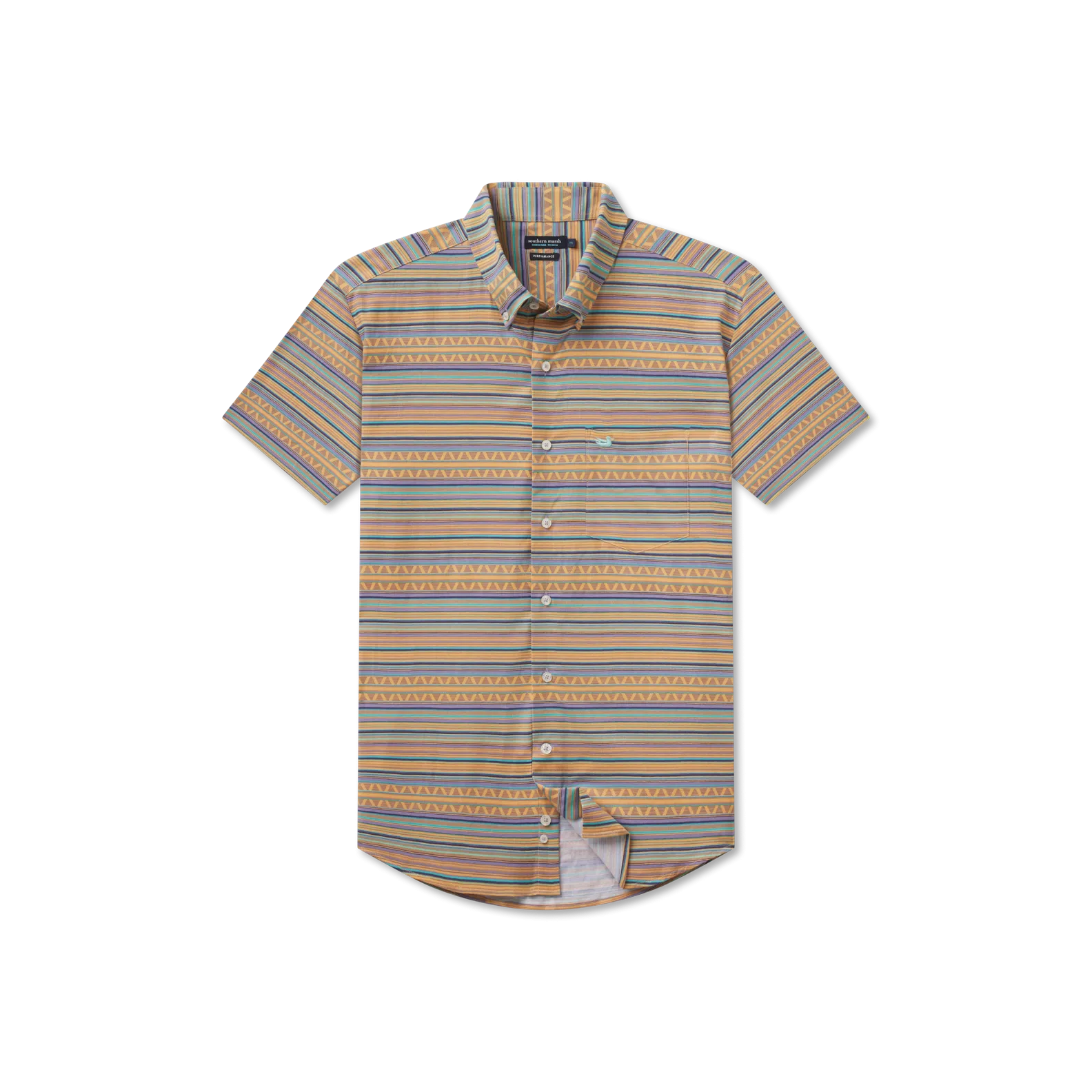 Yuma Performance Shirt - Pacific Stripe