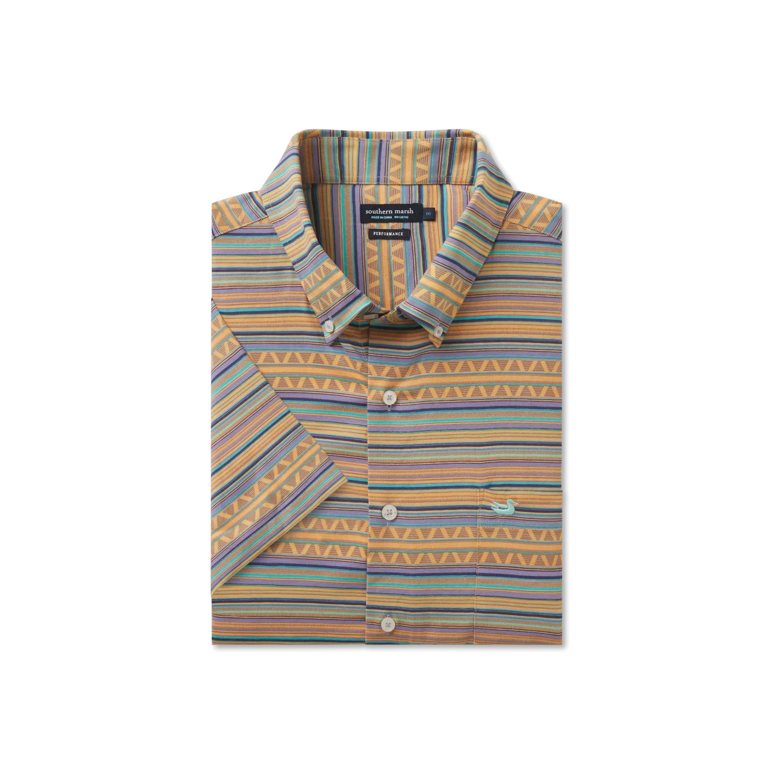 Yuma Performance Shirt - Pacific Stripe